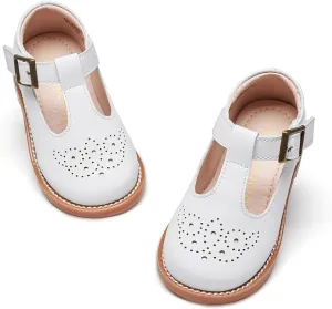Kiderence Toddler Little Girls Mary Jane Dress Shoes School Oxford for Girls Flats