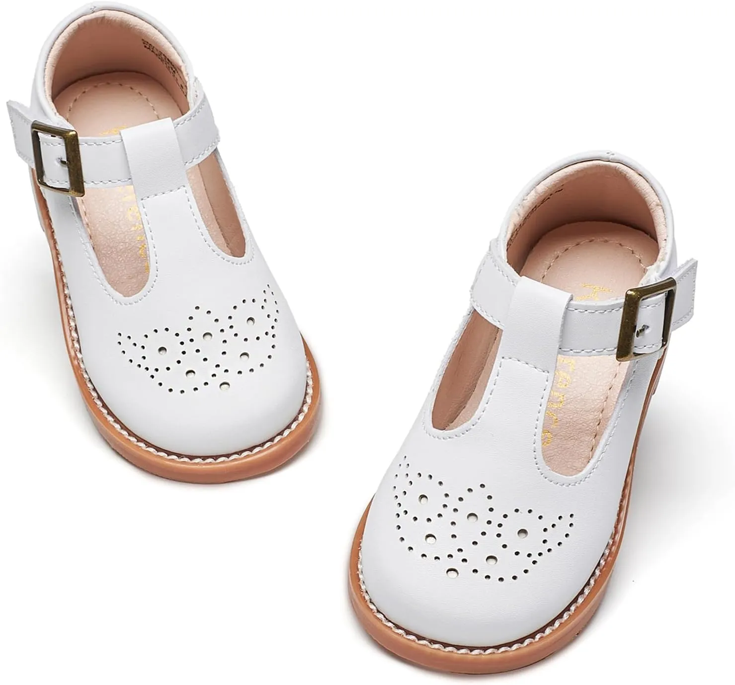 Kiderence Toddler Little Girls Mary Jane Dress Shoes School Oxford for Girls Flats