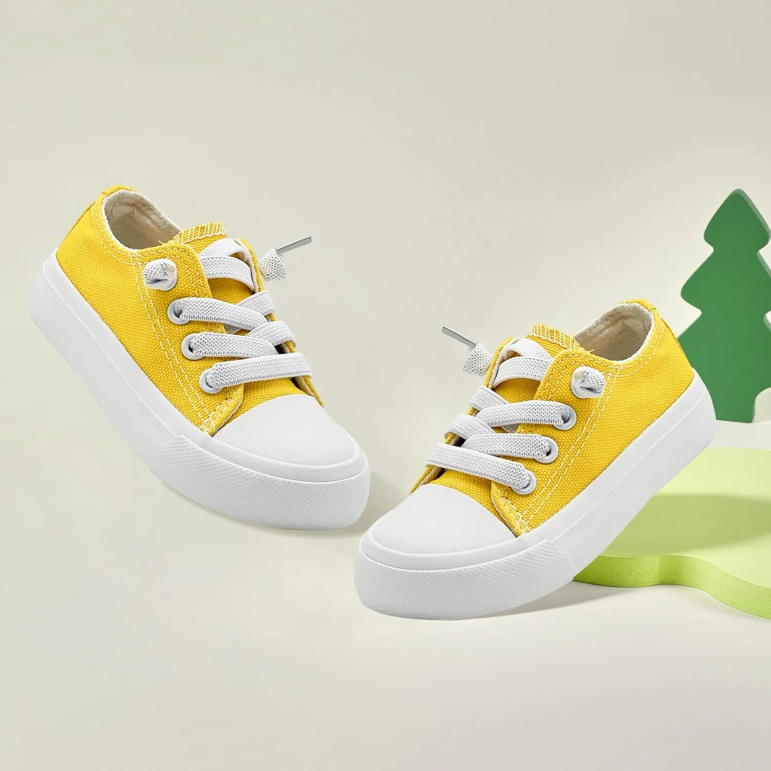 Kids Girls Boys Canvas Sneakers Slip on Walking Shoes Lightweight Tennis Running School Casual Classic Sneakers Little Big Kids