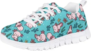 Kids Mesh Sneakers Graphic Cat Dog Print Cute Running Tennis Shoes for Girls and Boys