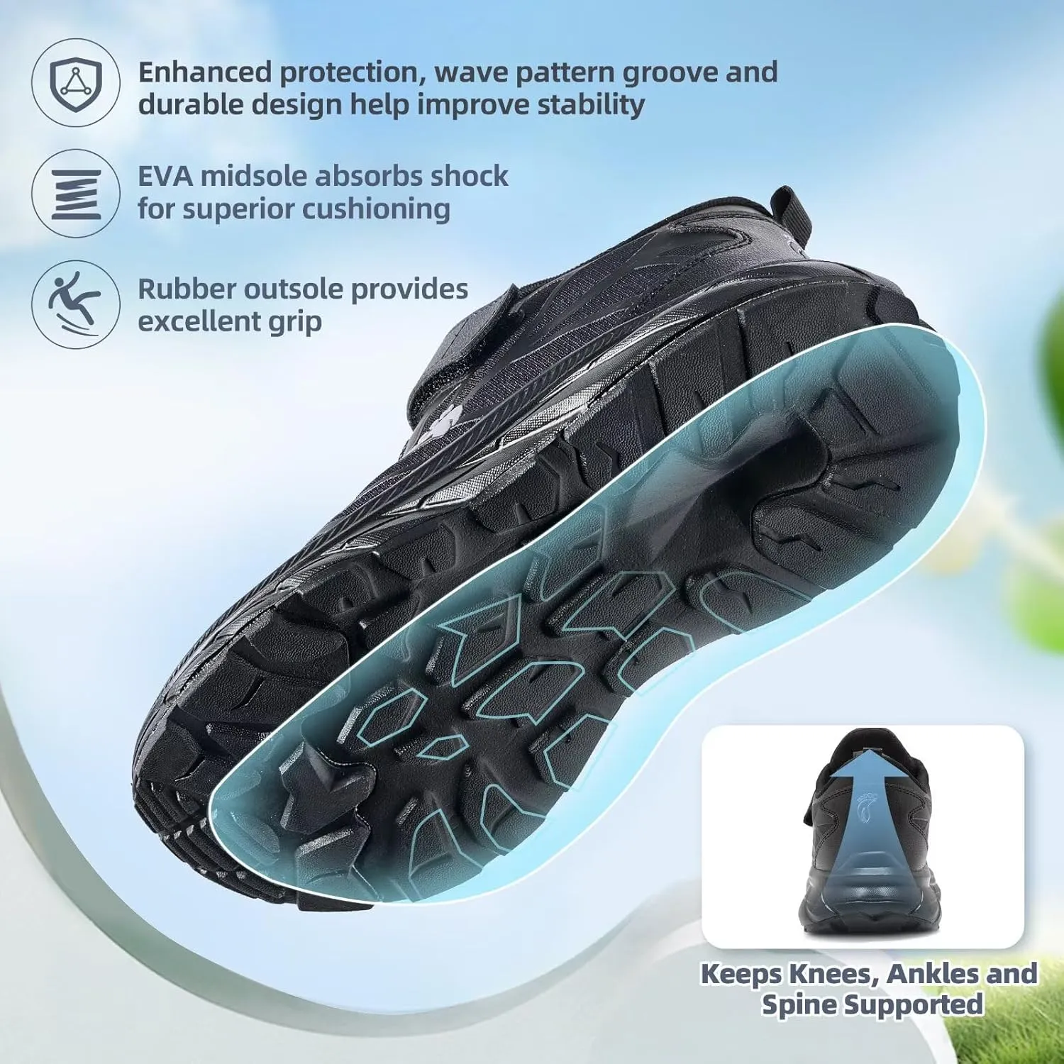 Kids Orthopedic Tennis Shoes for Boys and Girls: Comfortable Casual Plantar Fasciitis Arch Support Athletic Running Sneakers, Orthotic Breathable School Sports Walking Shoes for Foot and Pain Relief