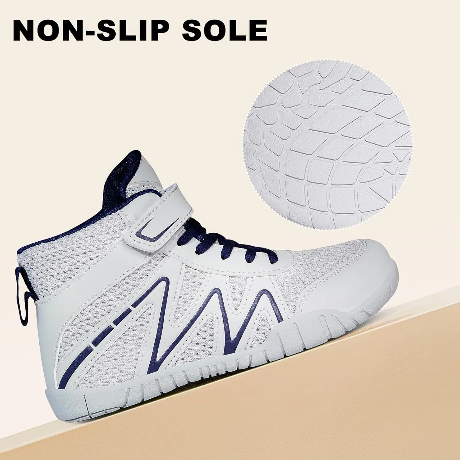 Kids Wrestling Shoes Boys Girls Boxing Shoes Zero Drop Sole Minimalist Sneakers