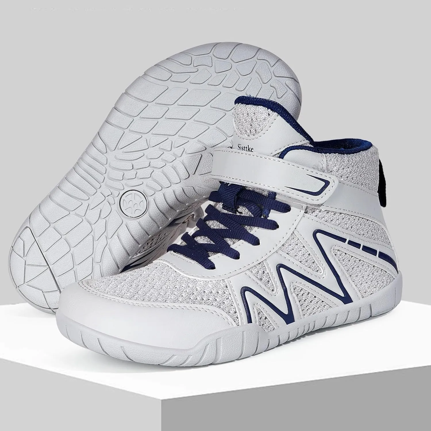 Kids Wrestling Shoes Boys Girls Boxing Shoes Zero Drop Sole Minimalist Sneakers