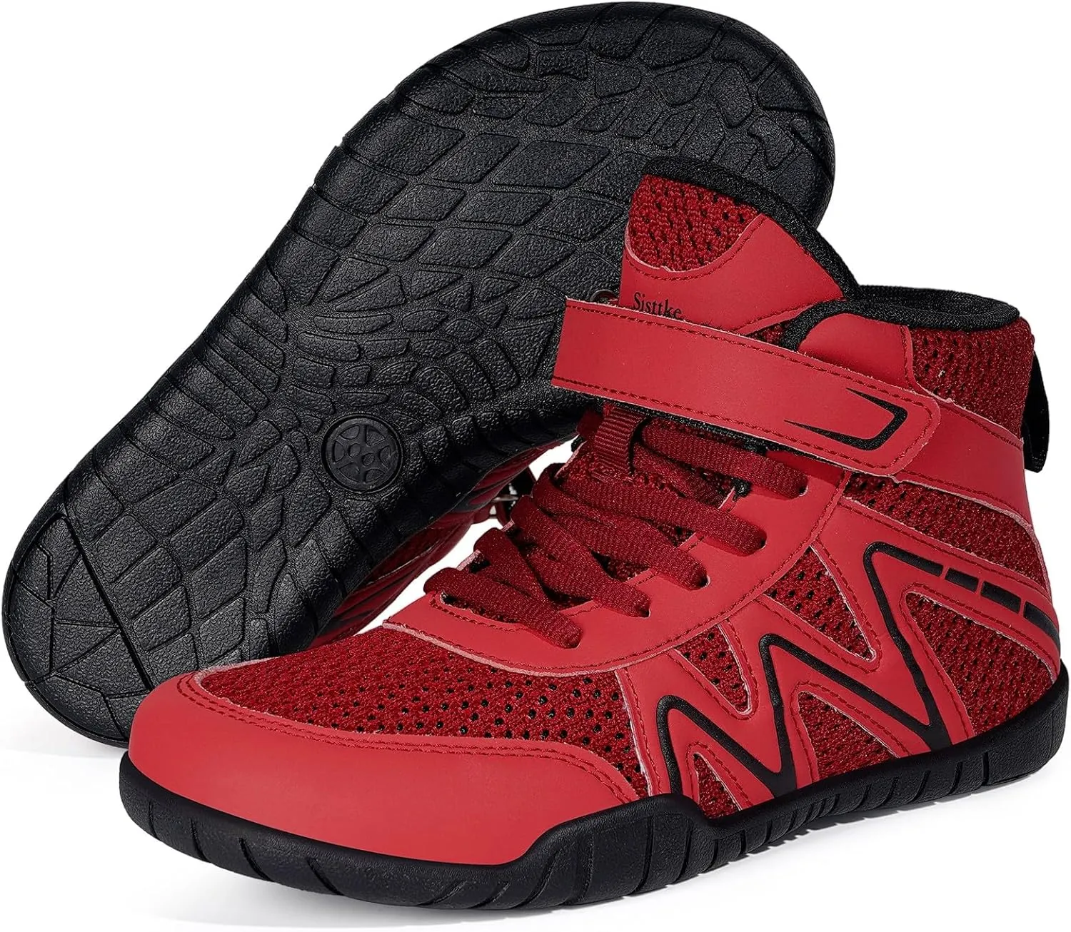Kids Wrestling Shoes Boys Girls Youth Boxing Shoes Fitness Sneakers Zero Drop Sole