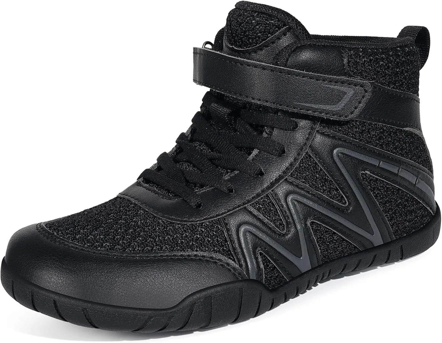 Kids Wrestling Shoes Boys Girls Youth Boxing Shoes Fitness Sneakers Zero Drop Sole