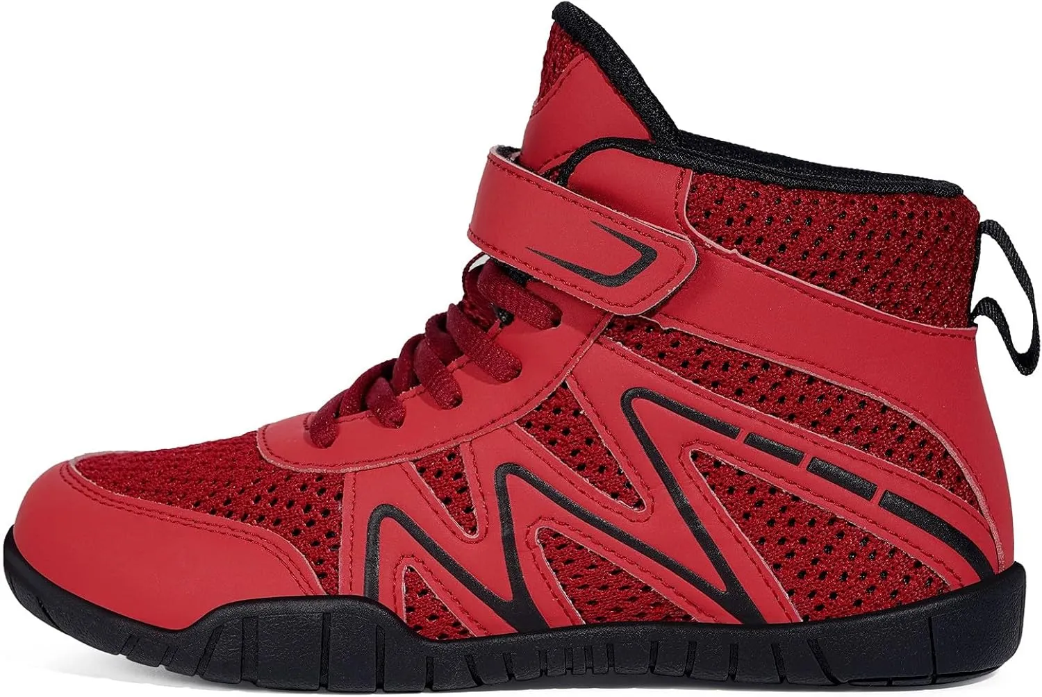 Kids Wrestling Shoes Boys Girls Youth Boxing Shoes Fitness Sneakers Zero Drop Sole