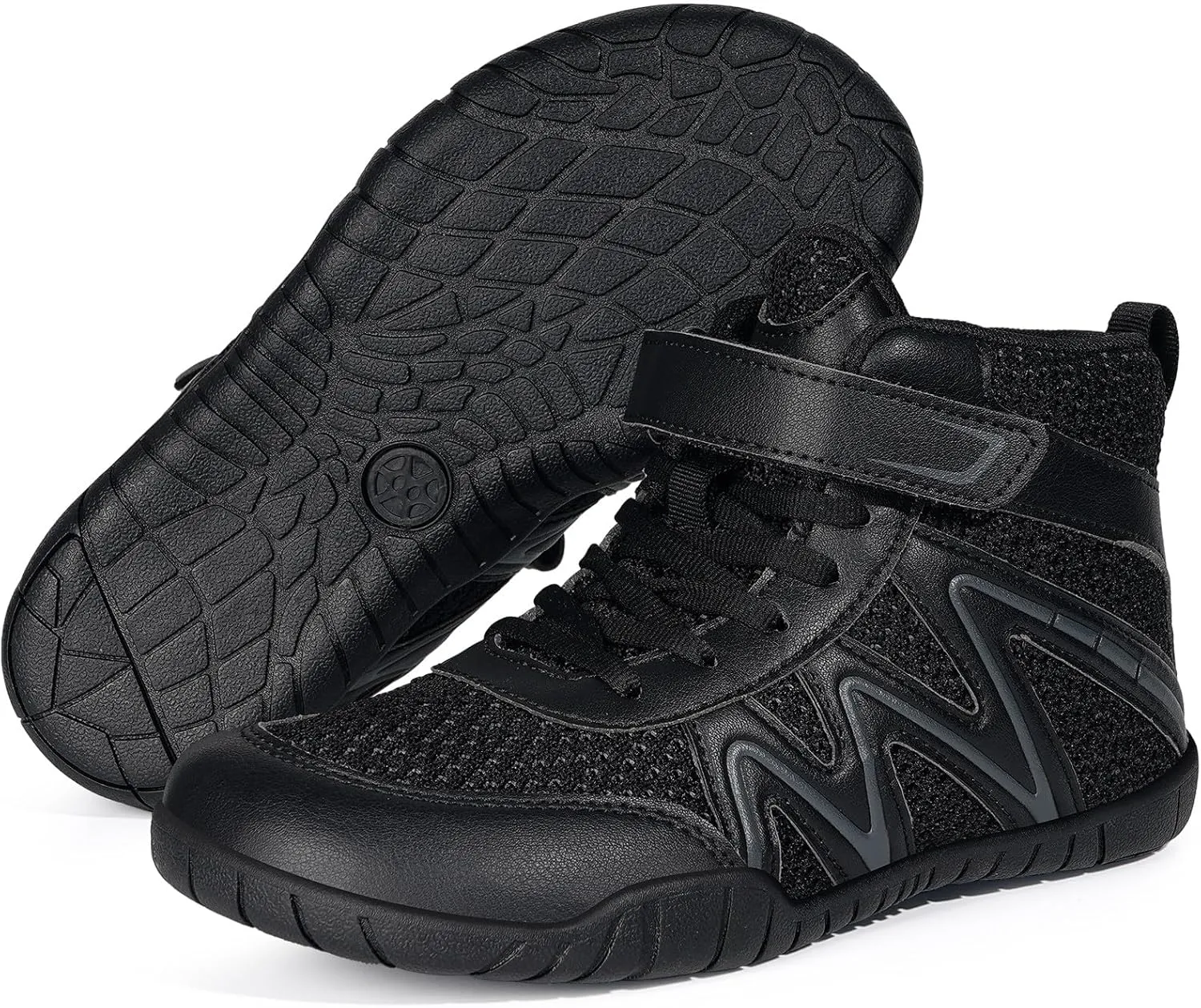 Kids Wrestling Shoes Boys Girls Youth Boxing Shoes Fitness Sneakers Zero Drop Sole