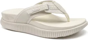 KuaiLu Womens Orthotic Cushion Flip Flops Sport Recovery Walking Sandals for Women with Comfortable Arch Support - Adjustable Flatform Slip On Indoor Outdoor For Summer Casual