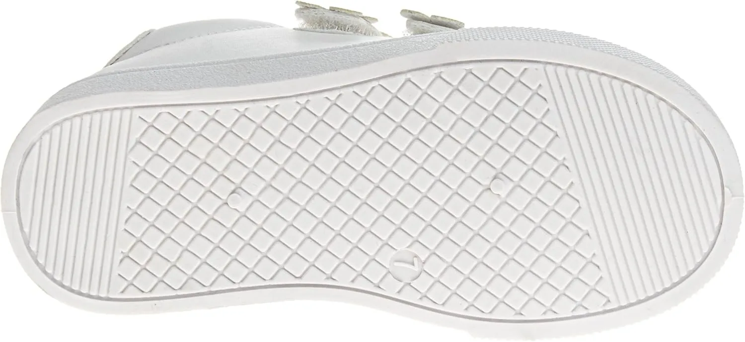 Laura Ashley Laceless Sneakers for Kids Girls - Slipon Closure Casual Shoes (Toddler/Little Kids)