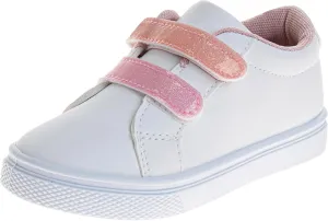 Laura Ashley Laceless Sneakers for Kids Girls - Slipon Closure Casual Shoes (Toddler/Little Kids)