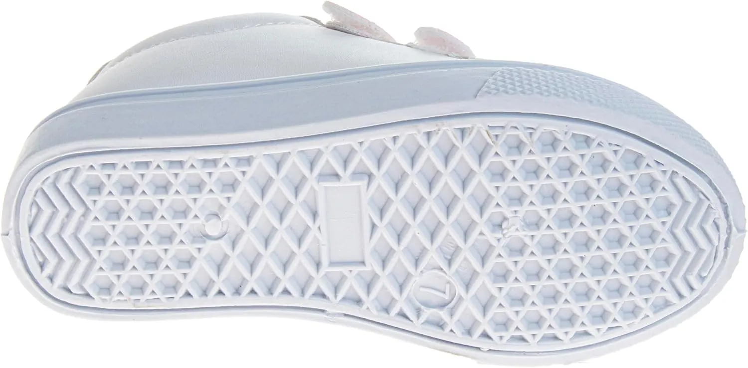 Laura Ashley Laceless Sneakers for Kids Girls - Slipon Closure Casual Shoes (Toddler/Little Kids)