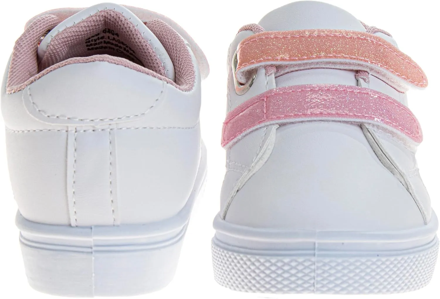 Laura Ashley Laceless Sneakers for Kids Girls - Slipon Closure Casual Shoes (Toddler/Little Kids)