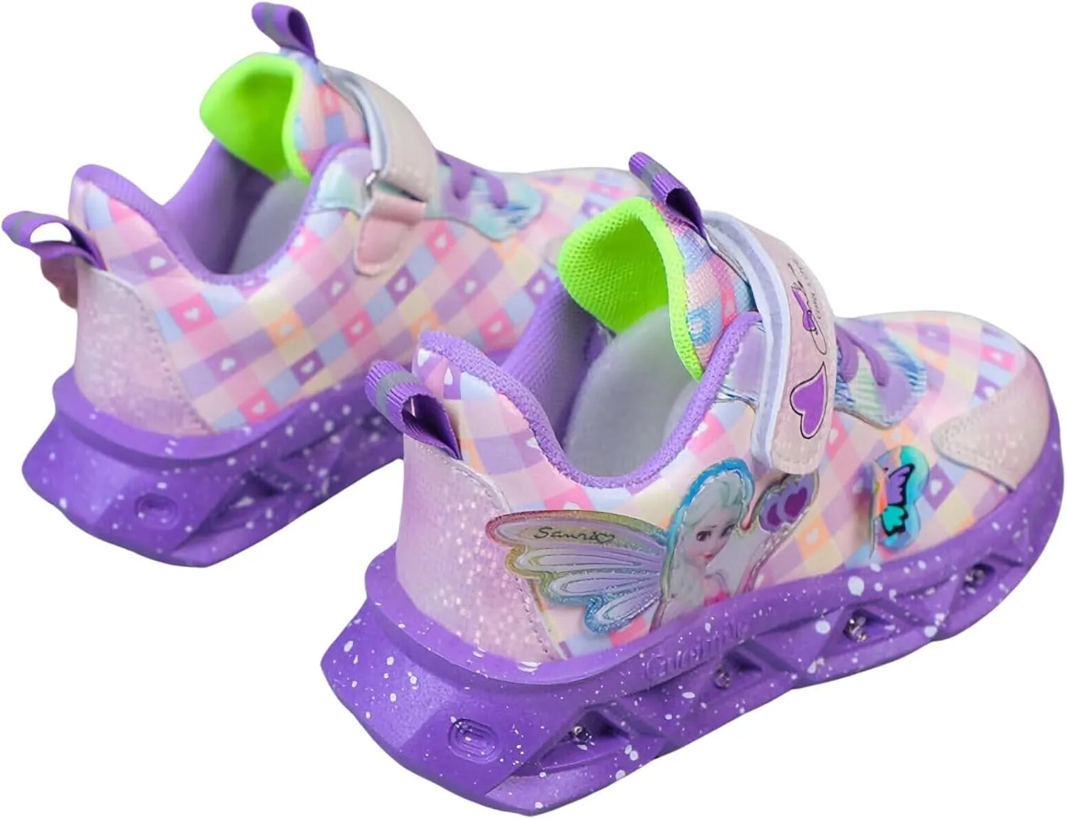 Light Up Shoes for Girls LED Princess Sneakers Zapatos para Niñas Baby Toddler Birthday Shoes Tenis para Niñas