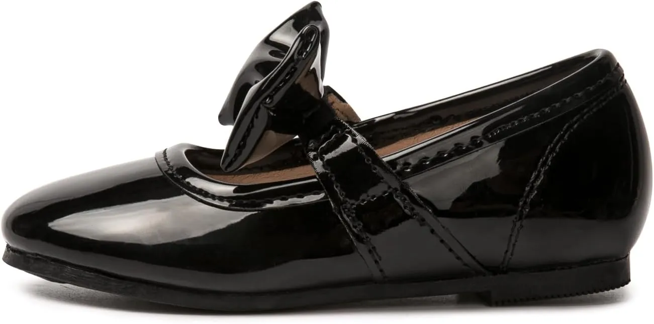 LM Toddler/Little Girls Mary Jane Dress Shoes Bow Ballet Flats for Wedding, Party, School