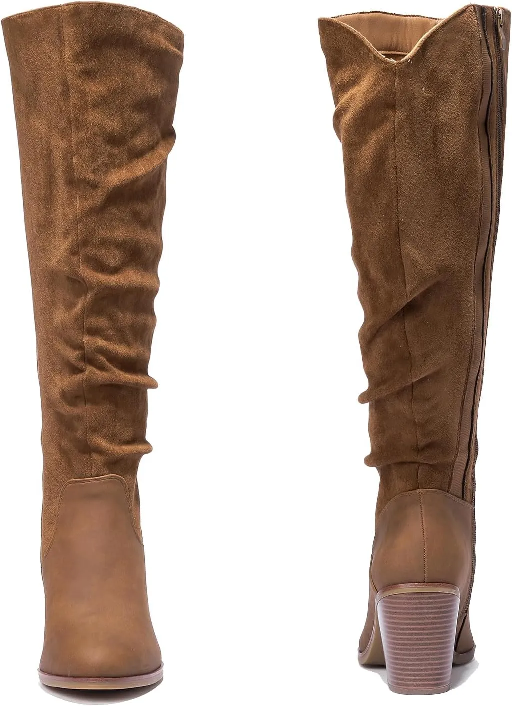 Luoika Women's Extra Wide Calf Knee High Boots, Wide Width Winter Tall Boots.