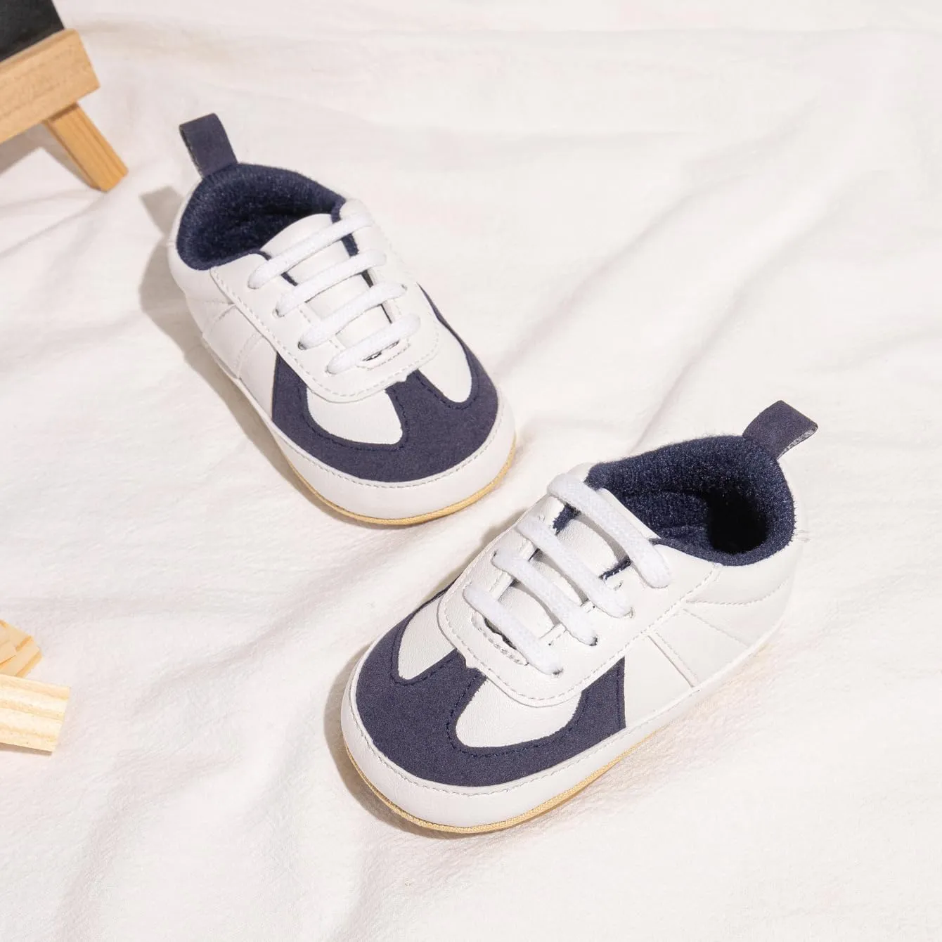 Meckior Infant Baby Girls Boys Canvas Shoes Soft Sole Toddler Slip On Newborn Crib Moccasins Casual Sneaker Austin Boy's Flat Lazy Loafers First Walkers Skate Shoe