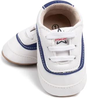 Meckior Infant Baby Girls Boys Canvas Shoes Soft Sole Toddler Slip On Newborn Crib Moccasins Casual Sneaker Austin Boy's Flat Lazy Loafers First Walkers Skate Shoe