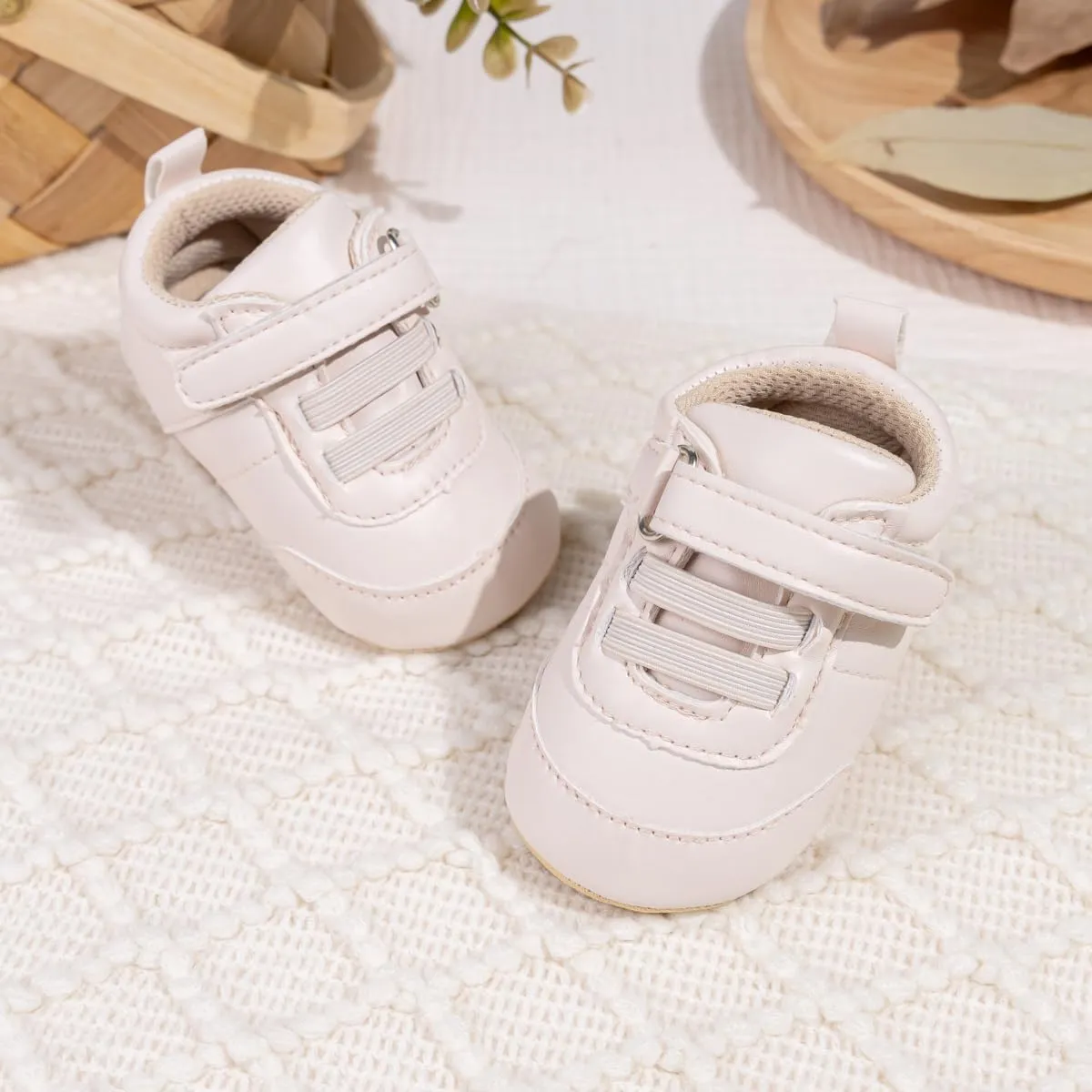 Meckior Infant Baby Girls Boys Canvas Shoes Soft Sole Toddler Slip On Newborn Crib Moccasins Casual Sneaker Austin Boy's Flat Lazy Loafers First Walkers Skate Shoe