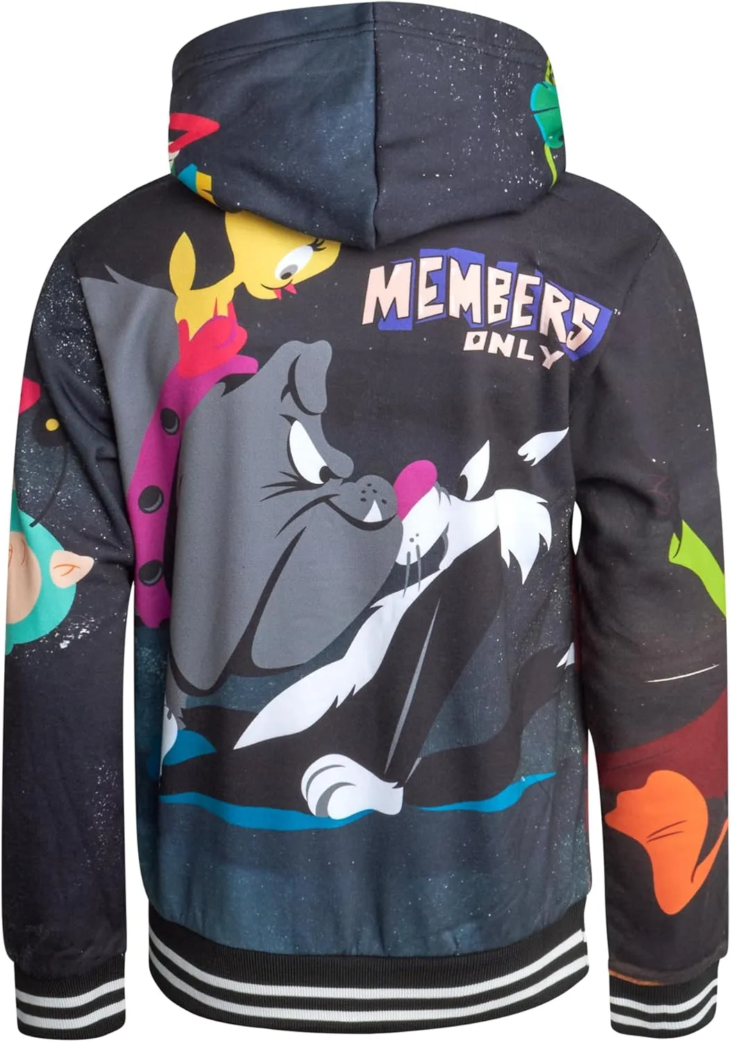 Members Only Boys' Active Tracksuit Set - 2 Piece Looney Tunes, Marvin, Tom & Jerry Fleece Hoodie and Sweatpants (Size: 4-18)