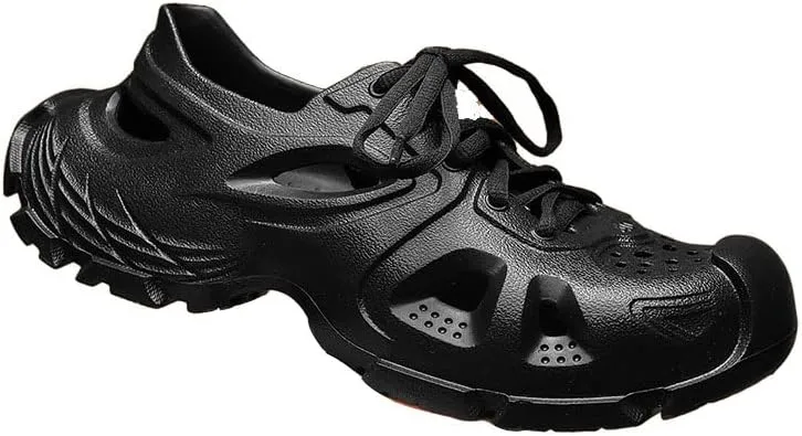Men Fashion Beach Sandals,Lace-up Decoration Design,Thick Sole EVA Material,Lightweight Sport Sandals,Garden Clogs,Gardening Shoes,Non-slip and Durable