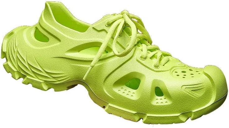 Men Fashion Beach Sandals,Lace-up Decoration Design,Thick Sole EVA Material,Lightweight Sport Sandals,Garden Clogs,Gardening Shoes,Non-slip and Durable