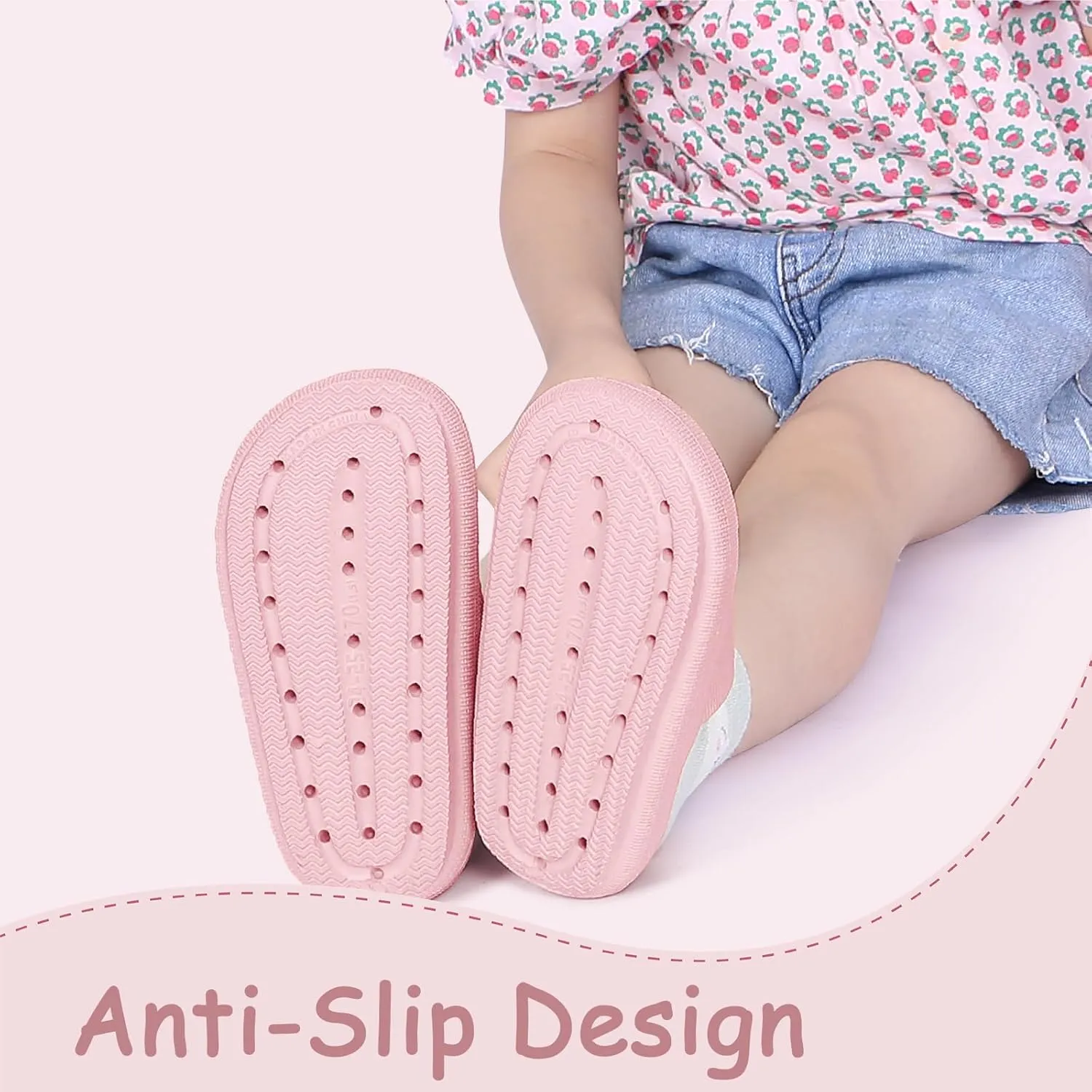 Menore Cloud Slides for Kids Shower Beach Slippers Boys Girls Bathroom Thick Sole Pillow Slippers Summer Non-Slip Pool Sandals