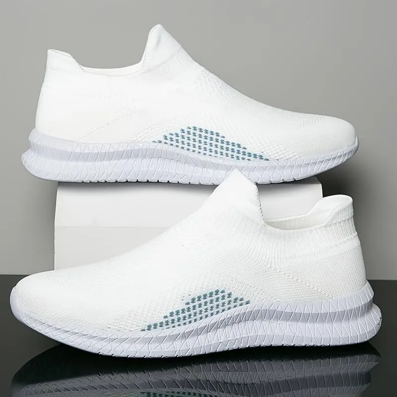 Men's Breathable Lightweight Shoes, Outdoor Non-Slip Soft Sole Sneakers