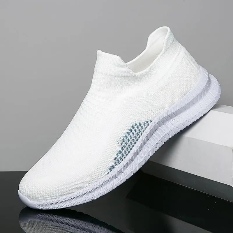 Men's Breathable Lightweight Shoes, Outdoor Non-Slip Soft Sole Sneakers