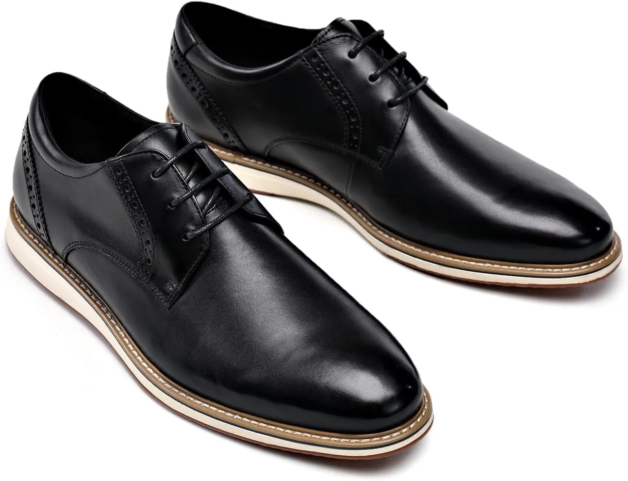 Men's Casual Dress Oxfords Shoes Business Formal Derby Sneakers