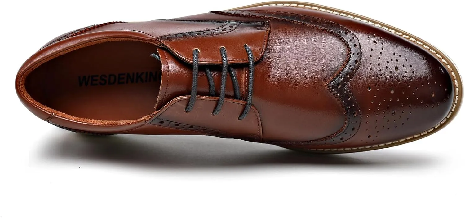 Men's Casual Dress Oxfords Shoes Business Formal Derby Sneakers