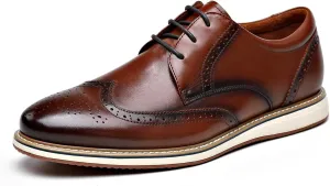 Men's Casual Dress Oxfords Shoes Business Formal Derby Sneakers