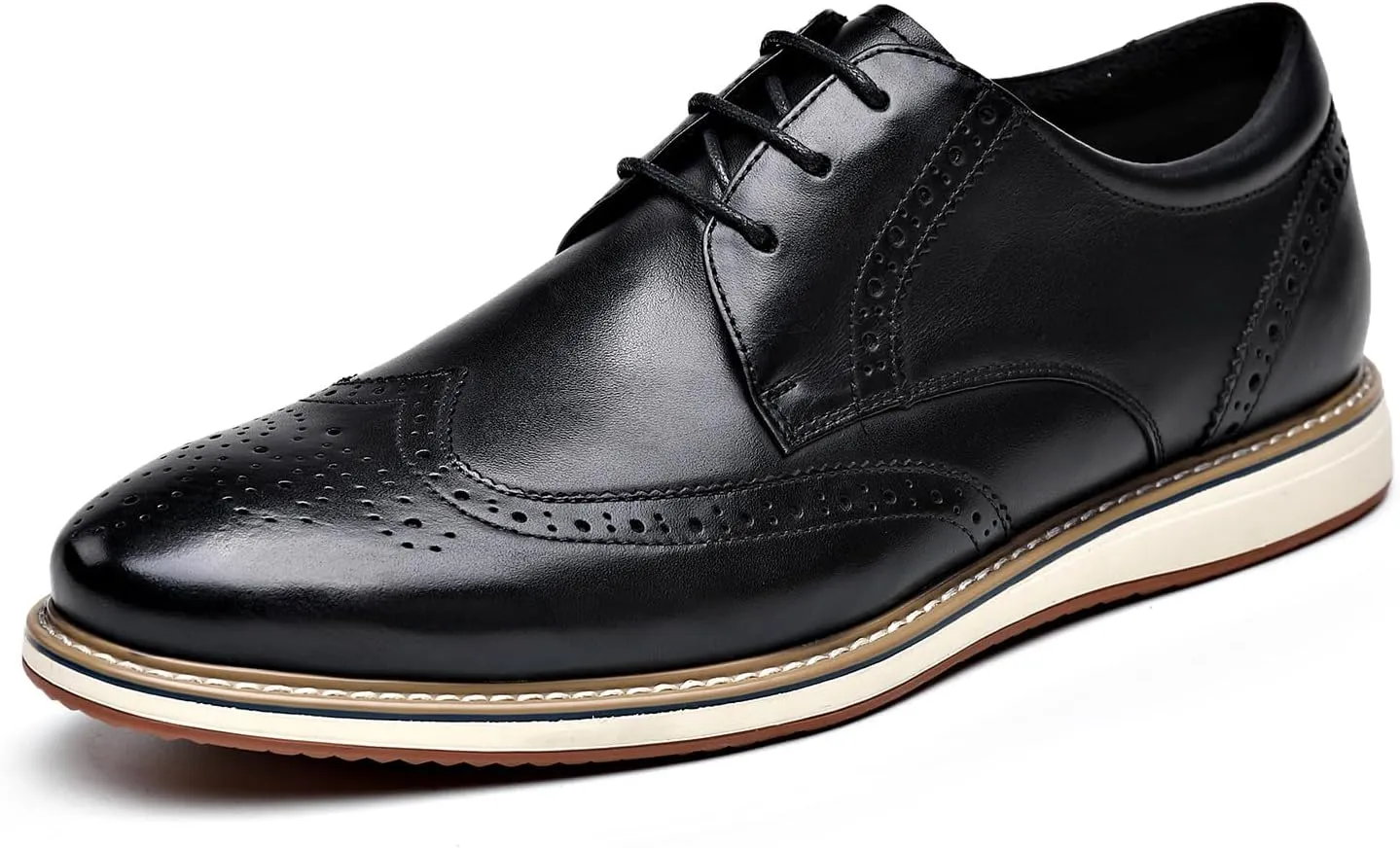 Men's Casual Dress Oxfords Shoes Business Formal Derby Sneakers