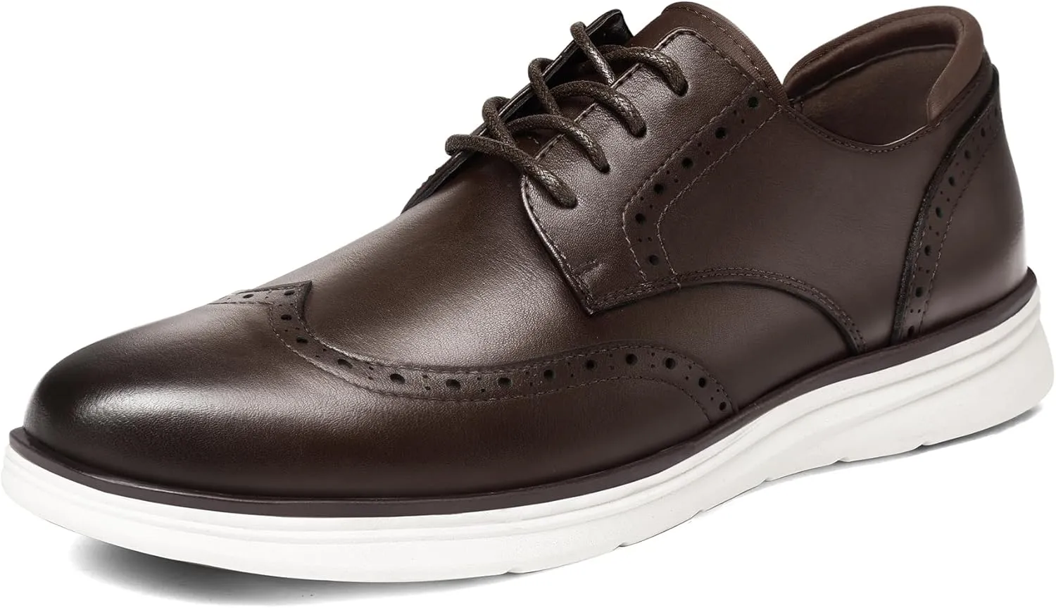 Men's Dress Sneakers Lightweight Casual Business Wingtip Oxford Shoes