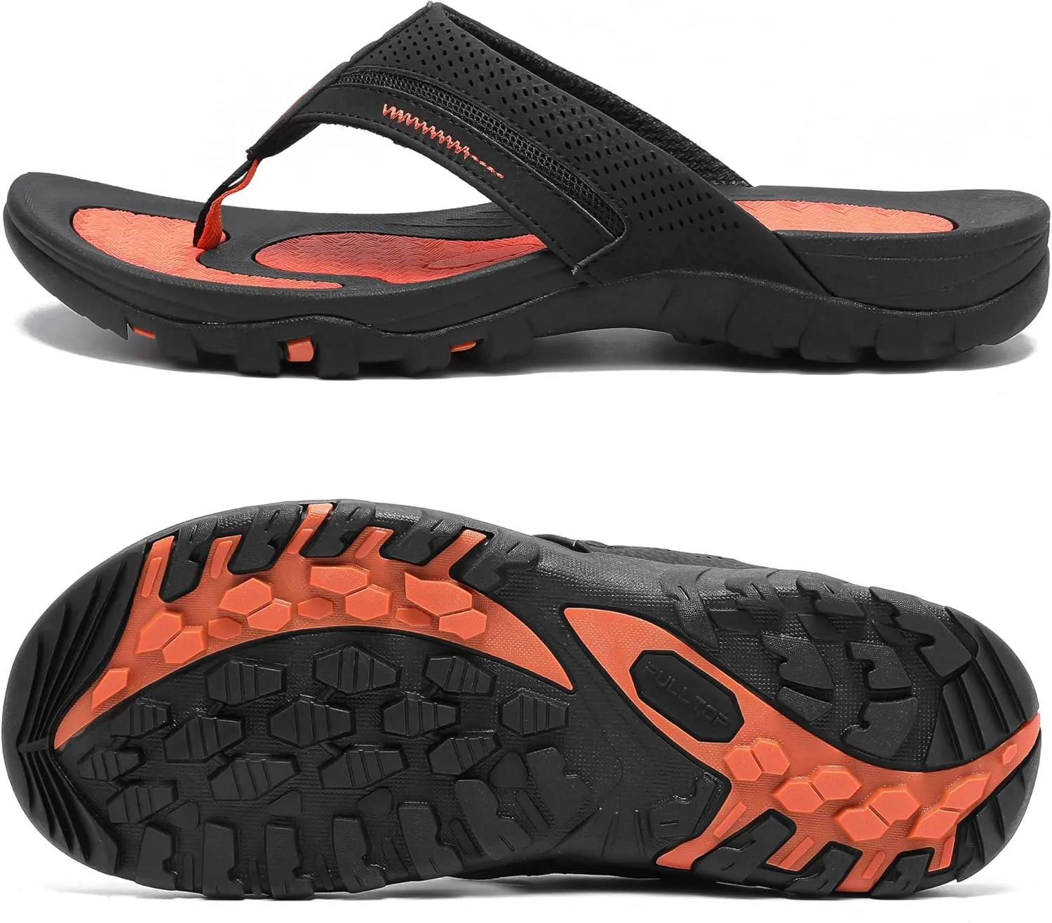 Men's Flip-Flops, Thongs Sandals Durable Comfort Slippers for Beach
