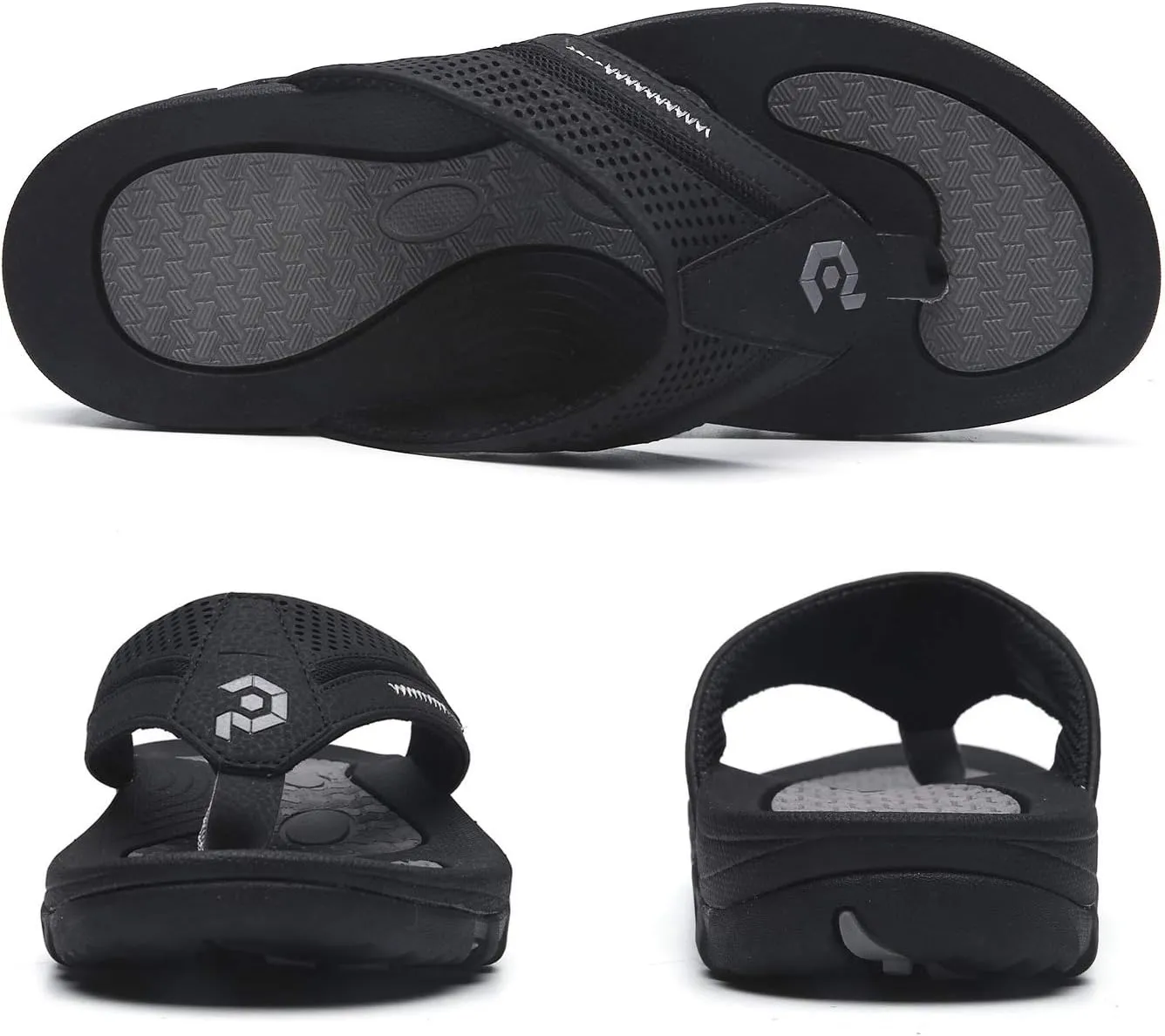 Men's Flip-Flops, Thongs Sandals Durable Comfort Slippers for Beach
