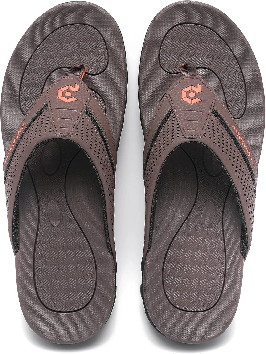Men's Flip-Flops, Thongs Sandals Durable Comfort Slippers for Beach