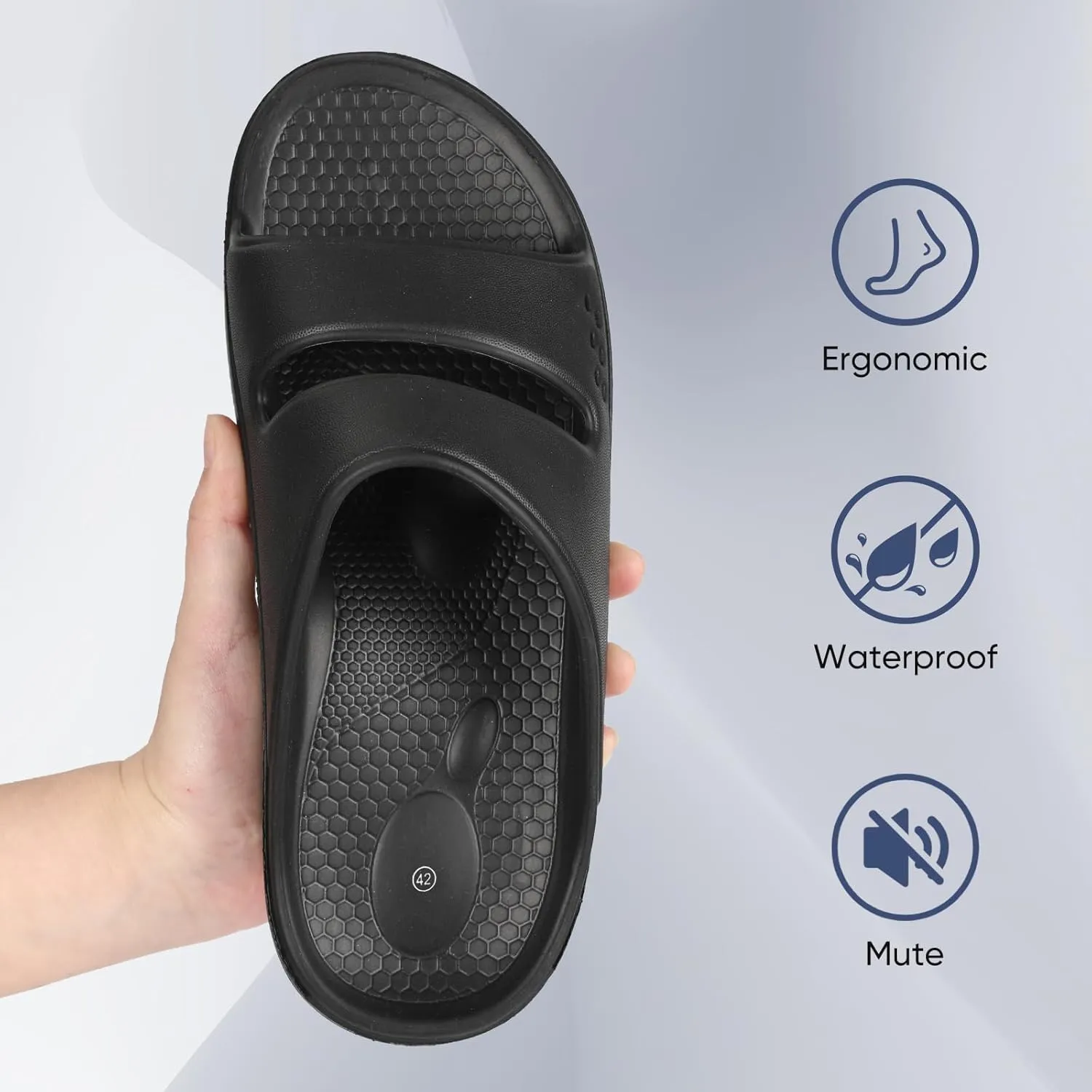 Men's Sandals - Arch Support & Orthopedic Summer Slides, Perfectly Crafted for Walking, Best for Men and Women-Breathable & Durable EVA Slides and Cloud Slippers
