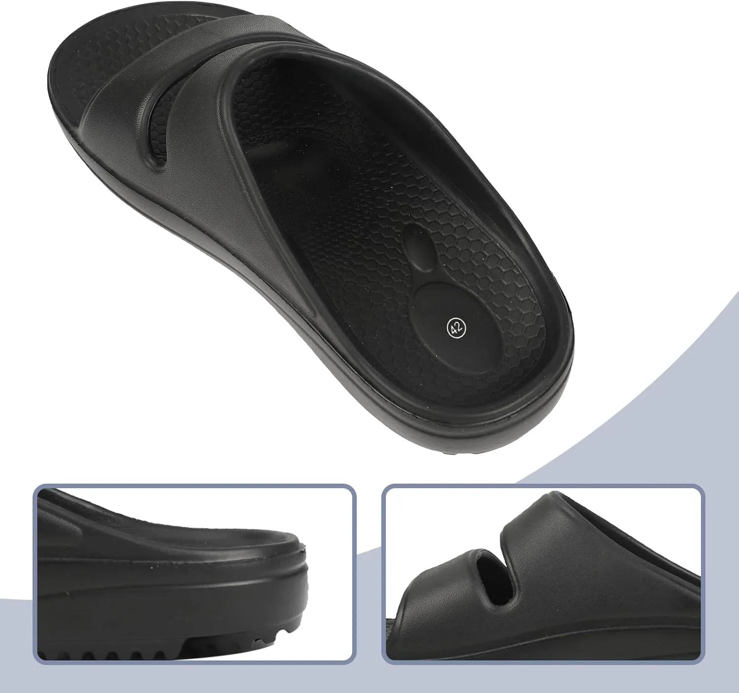 Men's Sandals - Arch Support & Orthopedic Summer Slides, Perfectly Crafted for Walking, Best for Men and Women-Breathable & Durable EVA Slides and Cloud Slippers