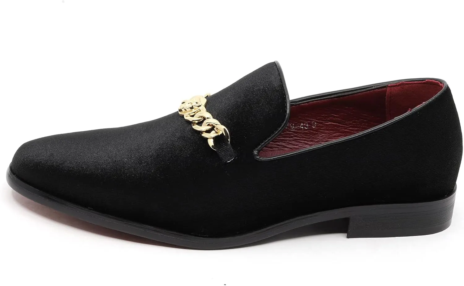 Men's Vintage Velvet Designer Classic Smoking Dress Tuxedo Loafers Slip On Shoes SM-43