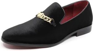 Men's Vintage Velvet Designer Classic Smoking Dress Tuxedo Loafers Slip On Shoes SM-43