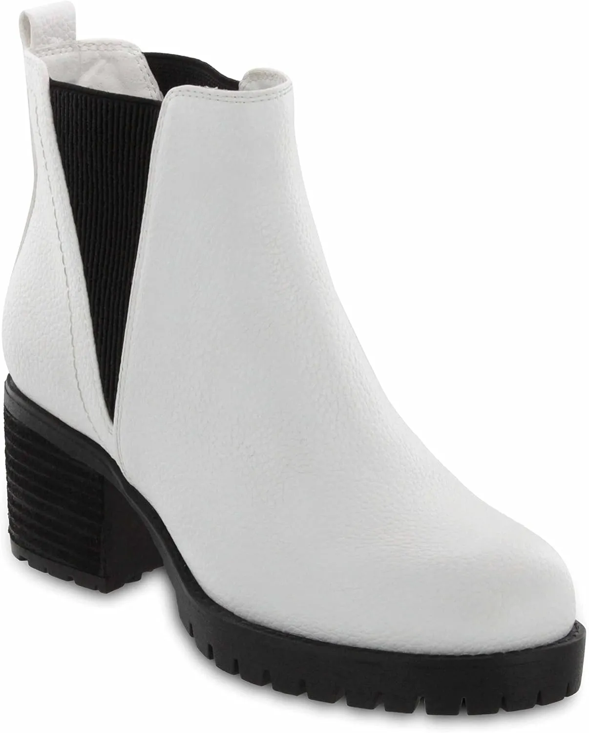 MIA Jody Womens Vegan Leather Booties, Chelsea Boots