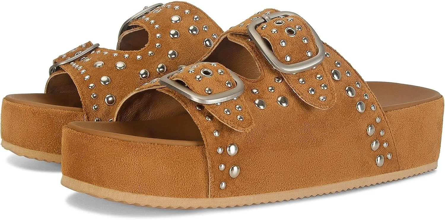 MICIFA Platform Sandals for Women Espadrille Wedges Summer Beach Sandals Comfortable Cute Woven Straw Crochet Sandals Shoes Casual Adjustable Double Buckle Strap Sandals