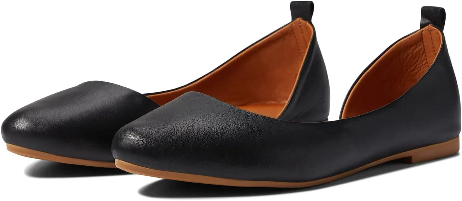 MOOMMO Women Cut Out Flat Shoes Pointed Toe Slip On Ballet Flats D’Orsay Comfortable Flat Heel Dress Shoes Side Cut Office Ladies Party Casual Driver Flats 4-11 M US