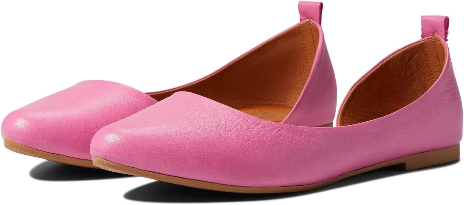MOOMMO Women Cut Out Flat Shoes Pointed Toe Slip On Ballet Flats D’Orsay Comfortable Flat Heel Dress Shoes Side Cut Office Ladies Party Casual Driver Flats 4-11 M US