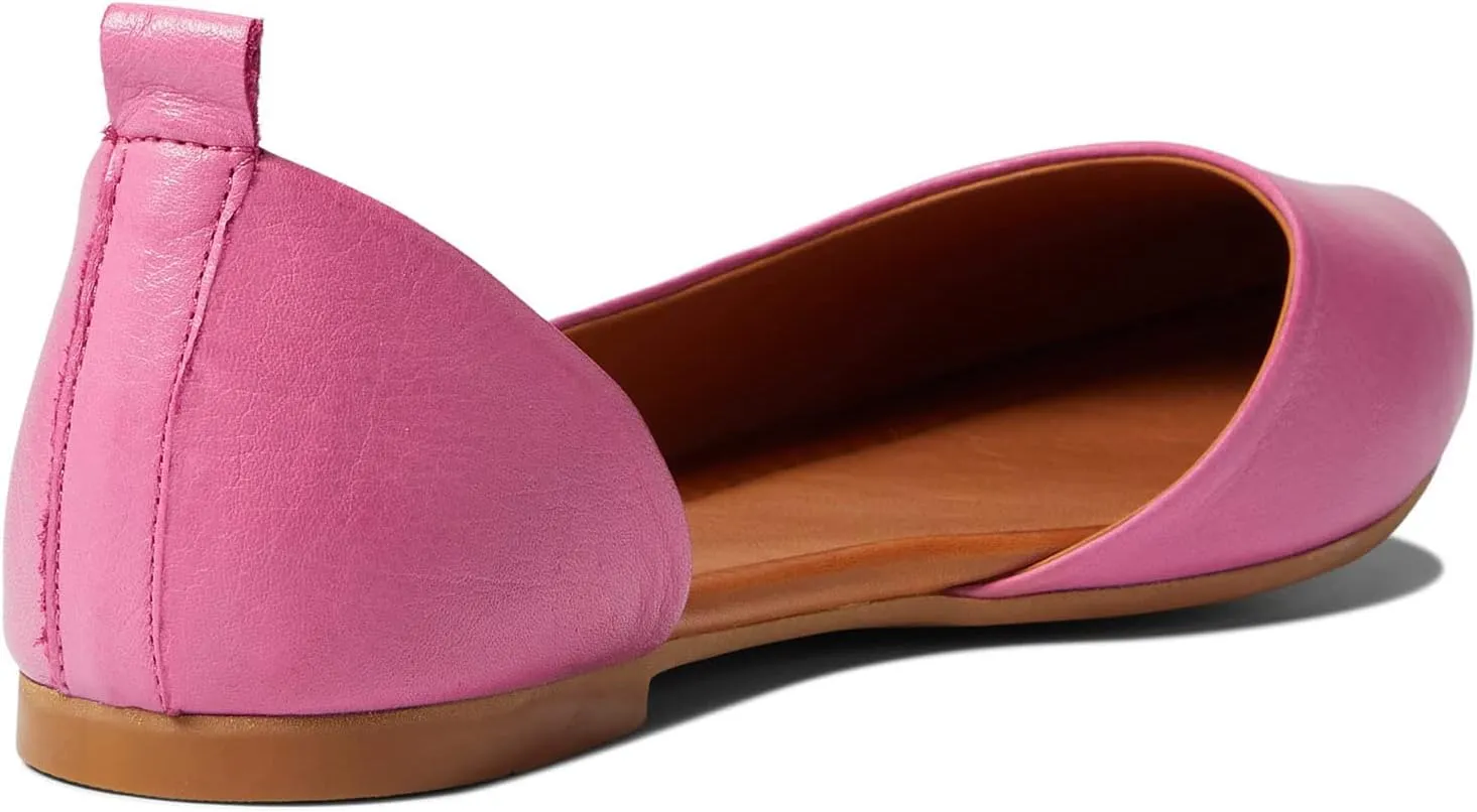 MOOMMO Women Cut Out Flat Shoes Pointed Toe Slip On Ballet Flats D’Orsay Comfortable Flat Heel Dress Shoes Side Cut Office Ladies Party Casual Driver Flats 4-11 M US
