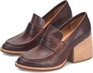 MOOMMO Women's Chunky Platform Loafers Pumps Round Closed Toe Slip On Penny Loafers Suede Block High Heels Oxford Shoes Formal Classic Thick Heel Dress Loafer Office Ladies Comfort Vintage 4-11 M US