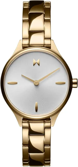 MVMT Reina Japanese Quartz Watch - Women’s Wristwatch - 5 ATM/50 Meters Water-Resistant Analog Watch - Classic Bangle Watch for Women - Interchangeable Bands - 30mm