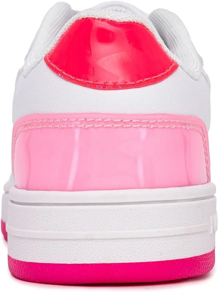 Nautica Girls Fashion Shoe - Lace-Up Low-Top Tennis Sneakers for Big Kids, Little Kids & Toddlers (Regular Heel/Platform Sole)
