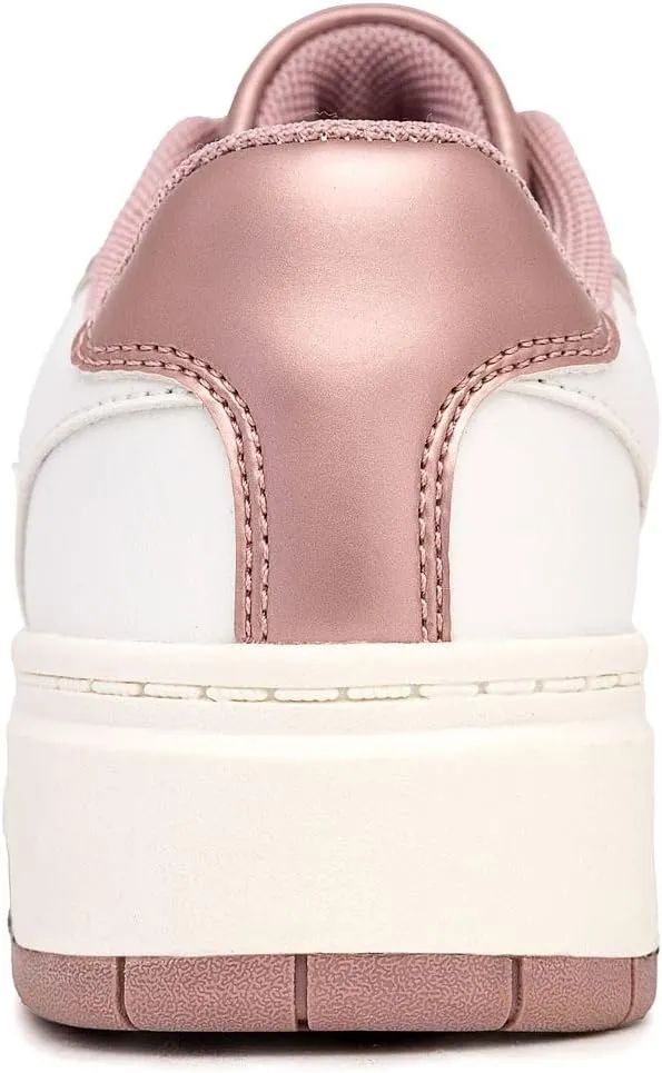 Nautica Girls Fashion Shoe - Lace-Up Low-Top Tennis Sneakers for Big Kids, Little Kids & Toddlers (Regular Heel/Platform Sole)
