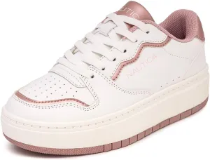 Nautica Girls Fashion Shoe - Lace-Up Low-Top Tennis Sneakers for Big Kids, Little Kids & Toddlers (Regular Heel/Platform Sole)